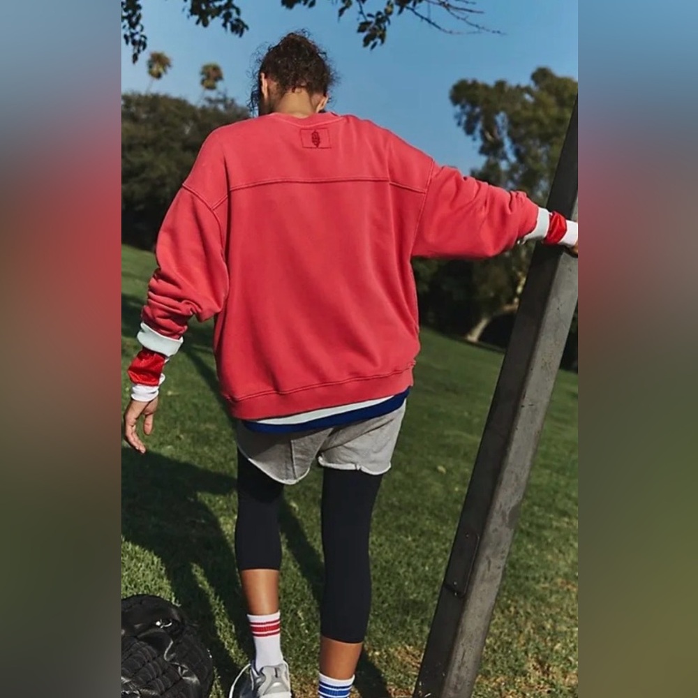 NWT Free People Movement All Star Pullover and Sweatpant Set in Winterberry - Picture 4 of 15